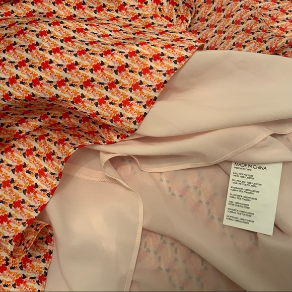 Club Monaco Dress Crisscross Halter Neckline Abstract Asymmetrical Size 0 - Picture 11 of 11